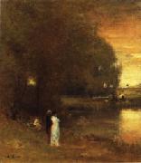 George Inness Over the River France oil painting reproduction